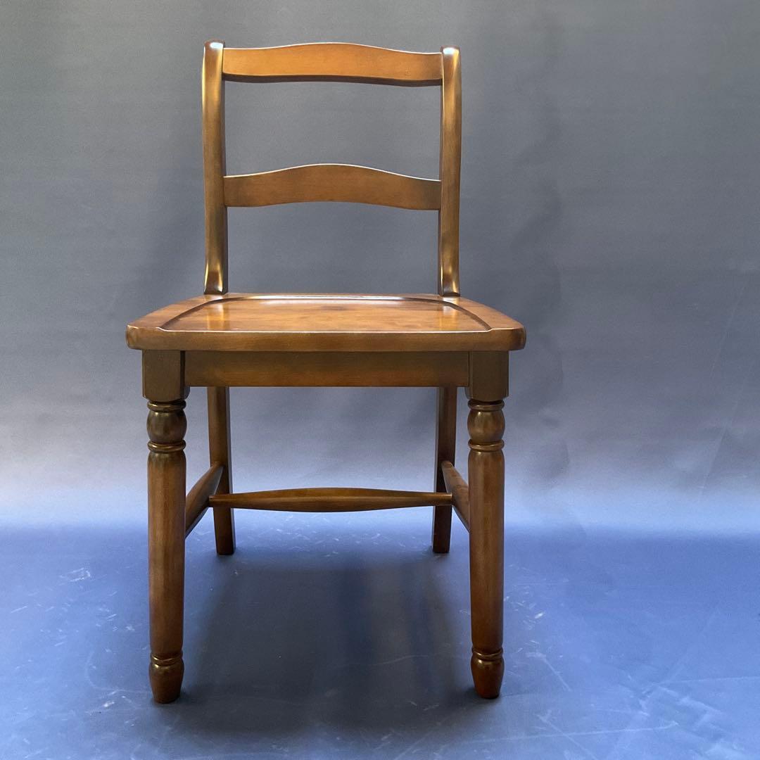 北海道民芸家具　椅子　ダイニングチェア　樺材　【美品】