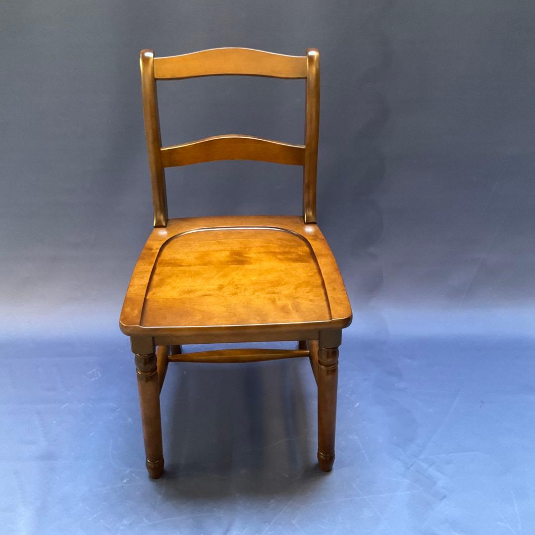北海道民芸家具　椅子　ダイニングチェア　樺材　【美品】