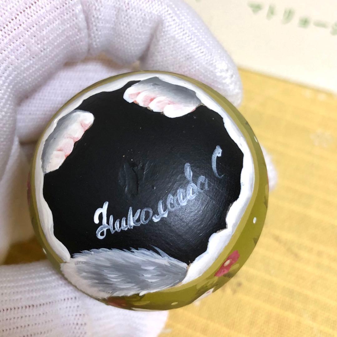 マトリョーシカ　おきあがりこぼし　スヴェトラーナ・ニコラエヴァ　猫　ロシア