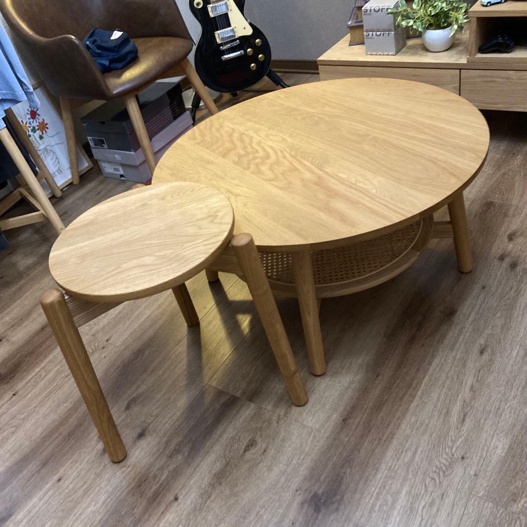 ウニコ SOLK（ソルク）サイドテーブル ナチュラル