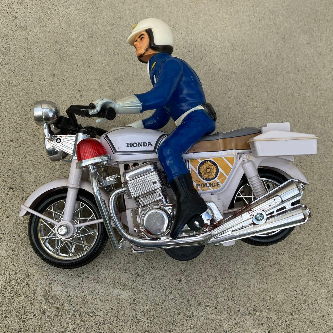 白バイ おもちゃ 昭和レトロ HONDA - メルカリ