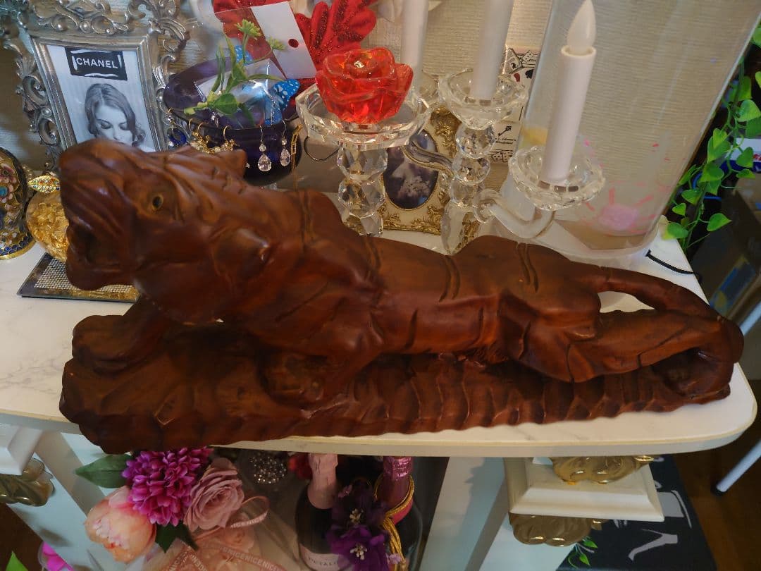 アンティーク　虎置物　風水