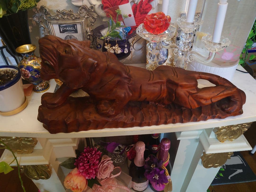 アンティーク　虎置物　風水