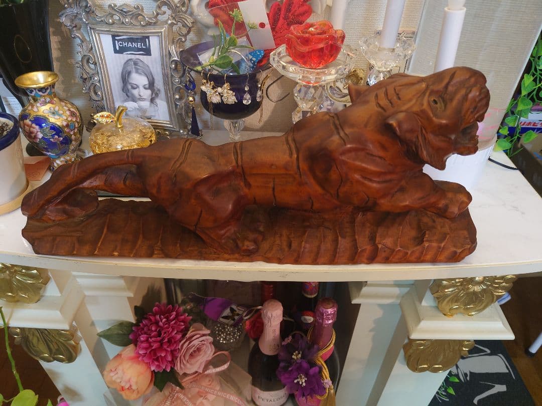 アンティーク　虎置物　風水