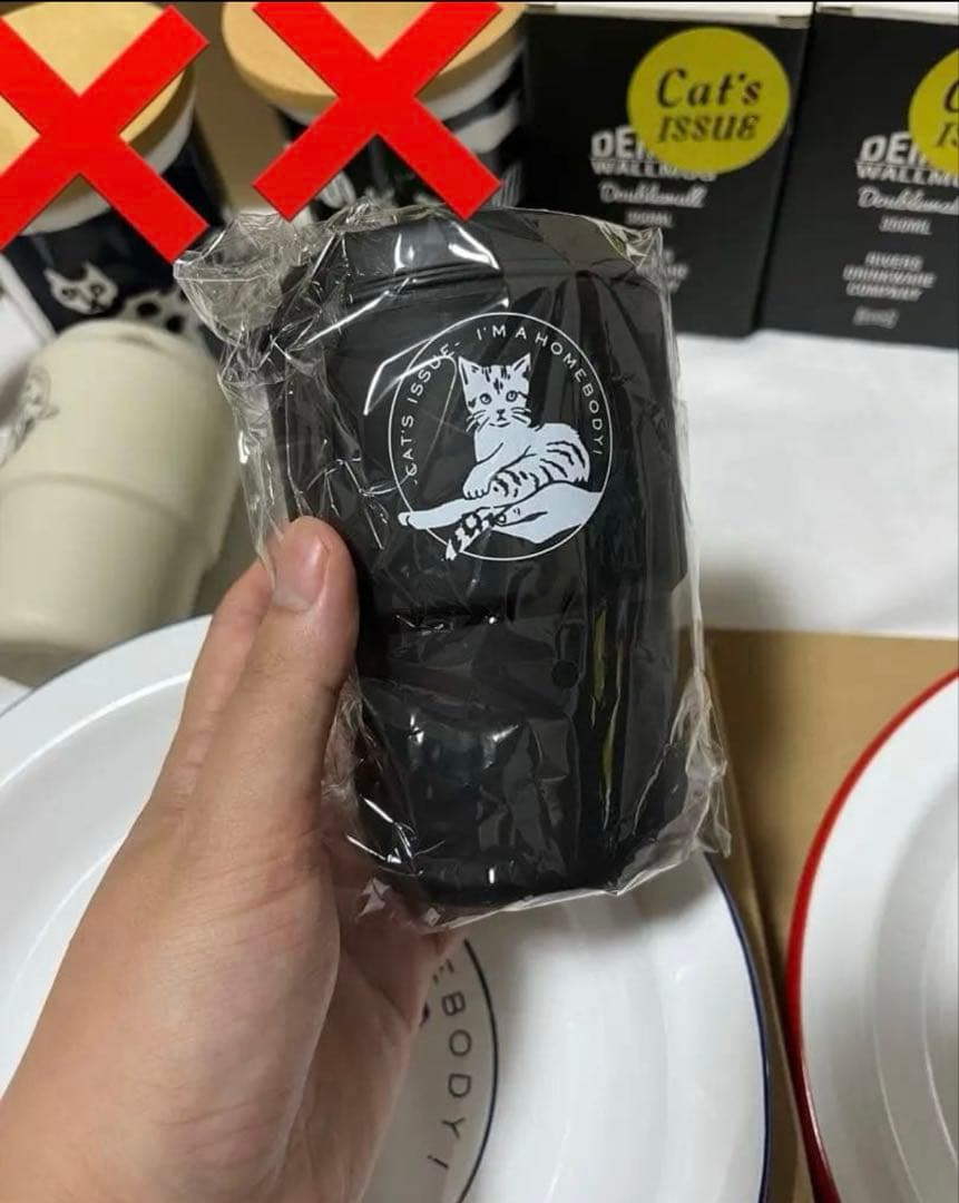 新品　cat's issue ホーロー　皿　　タンブラー　キャッツイシュー