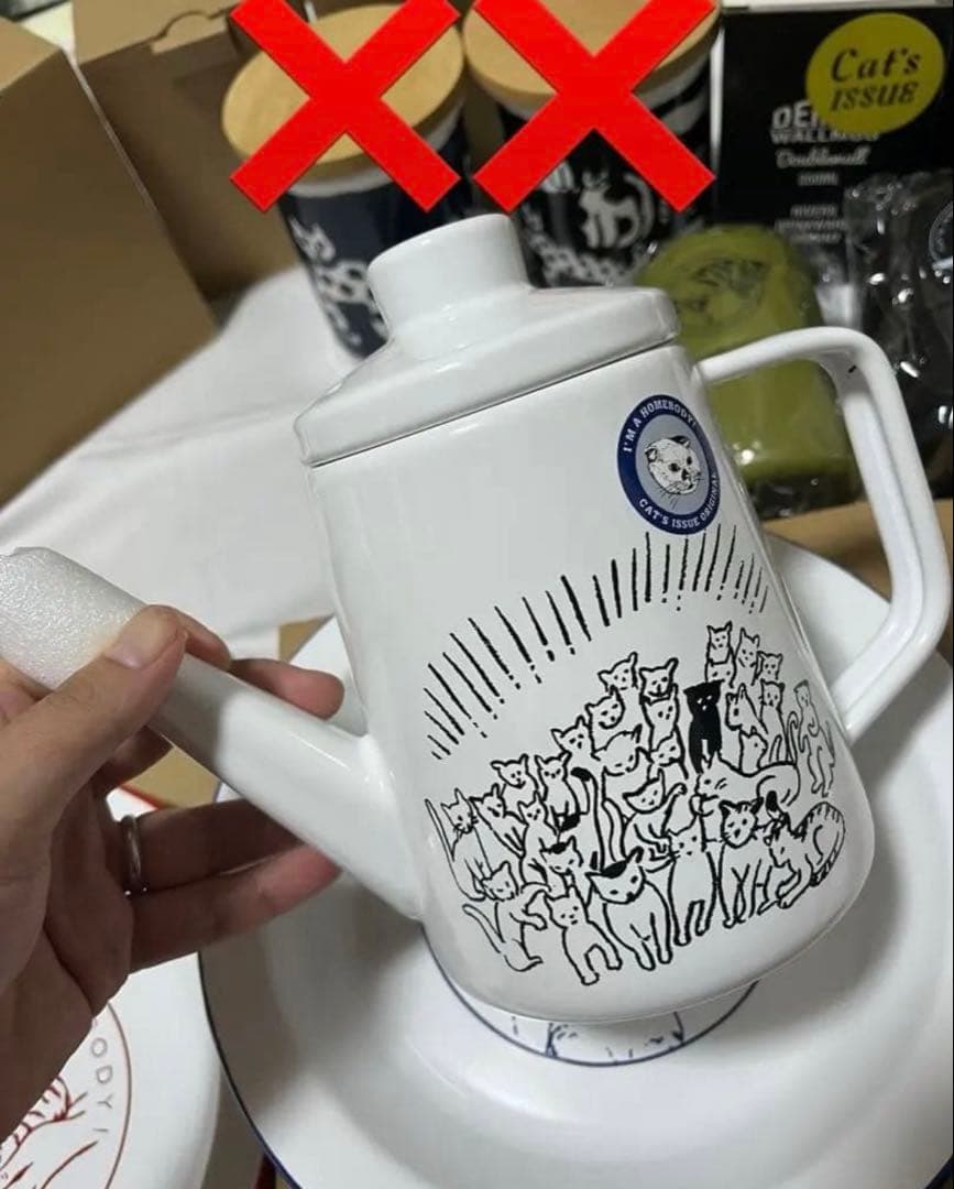 新品　cat's issue ホーロー　皿　　タンブラー　キャッツイシュー