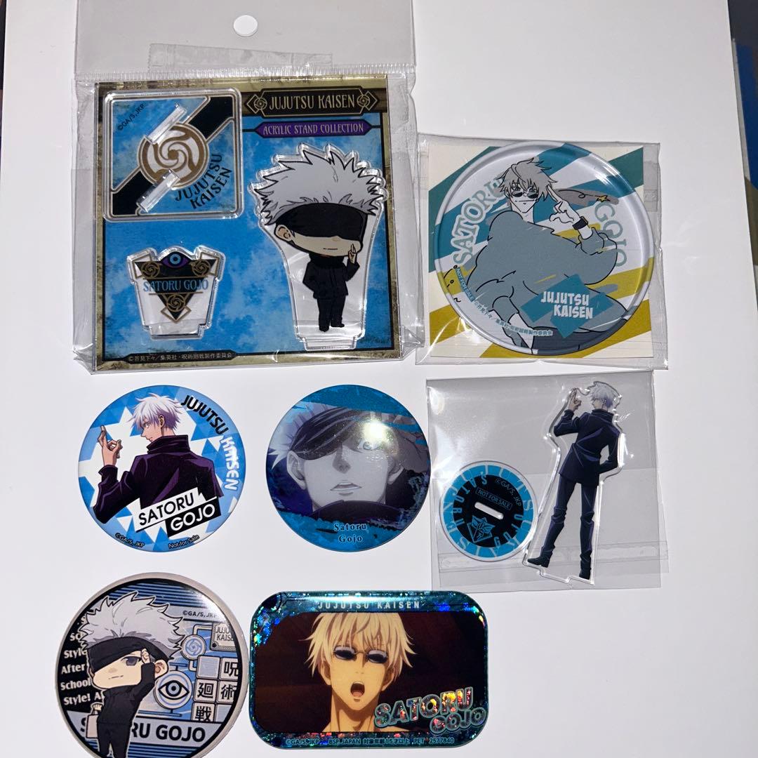 五条悟 アクリルスタンド&缶バッジセット - メルカリ