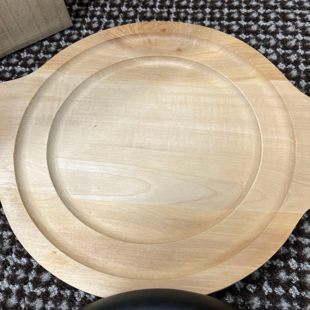 (新品未使用)盛栄堂　南部鉄器 万能鍋丸浅型 22㌢　 ダッチオーブン　及源