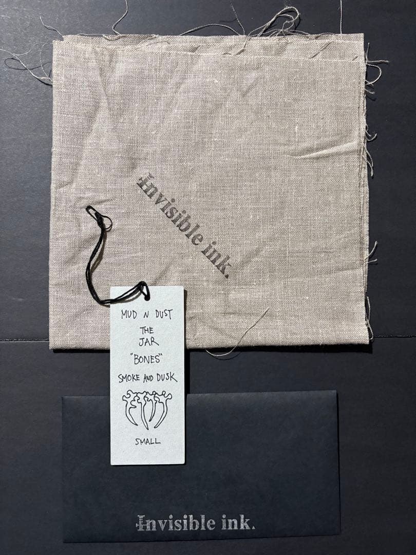 invisible ink THE JAR 〝BONES” 未使用 付属品完備