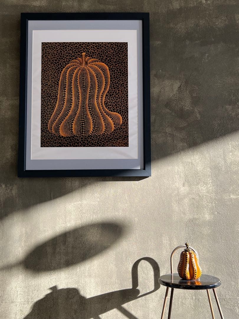 真作保証 草間彌生 ポスター HYOGO AIDS'95／1995年作品 額装 - メルカリ