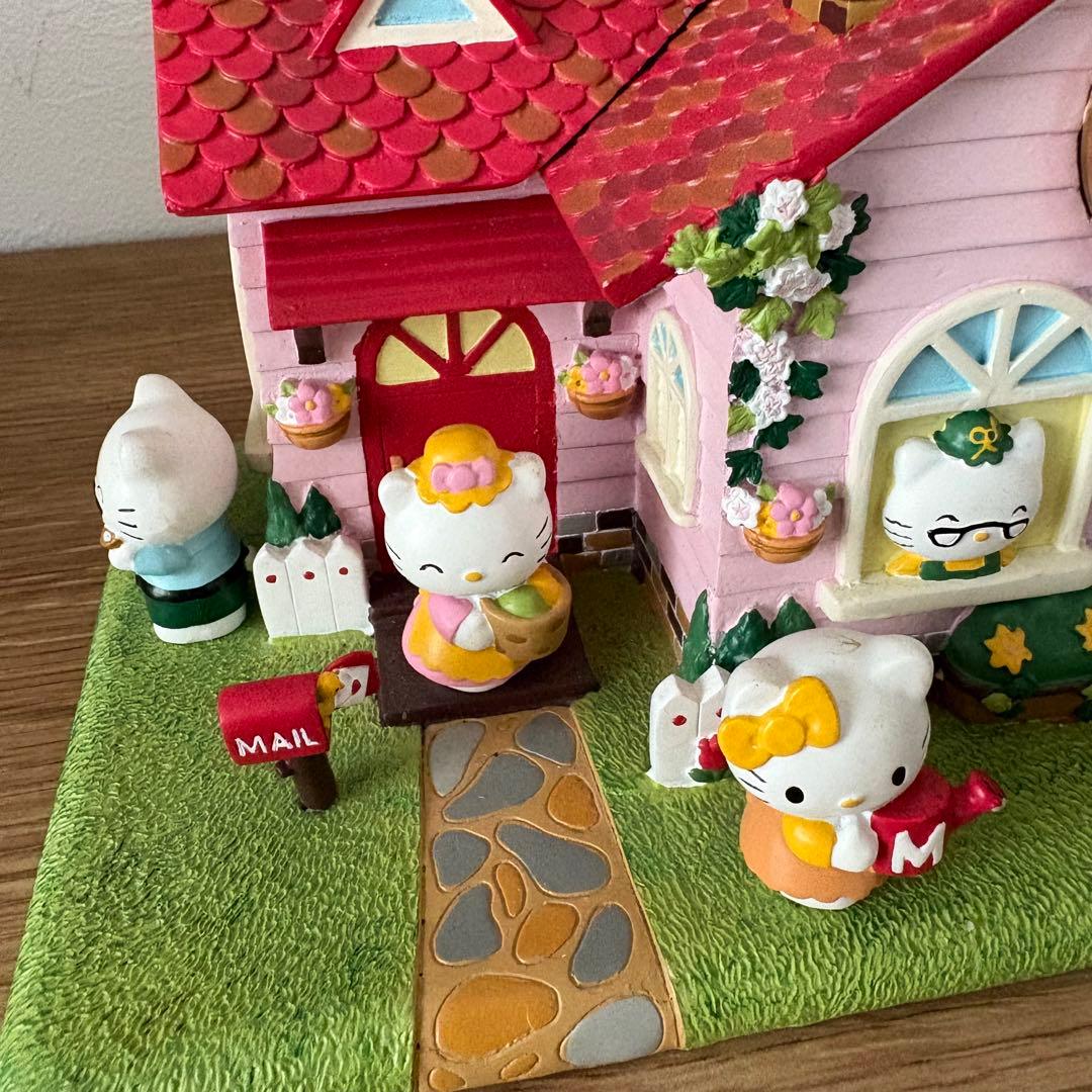 ハローキティ 家型置物 ジオラマクロック