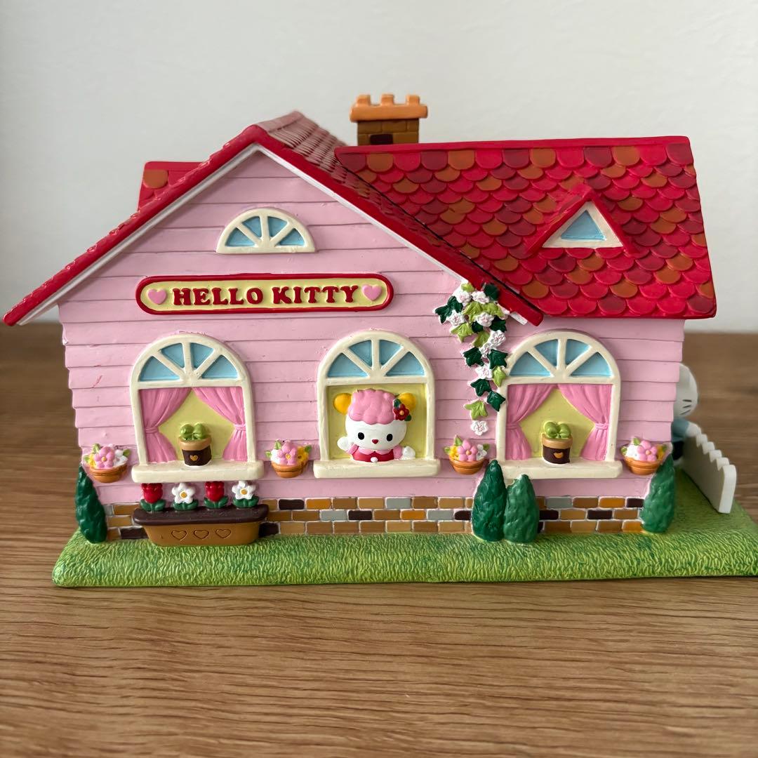ハローキティ 家型置物 ジオラマクロック