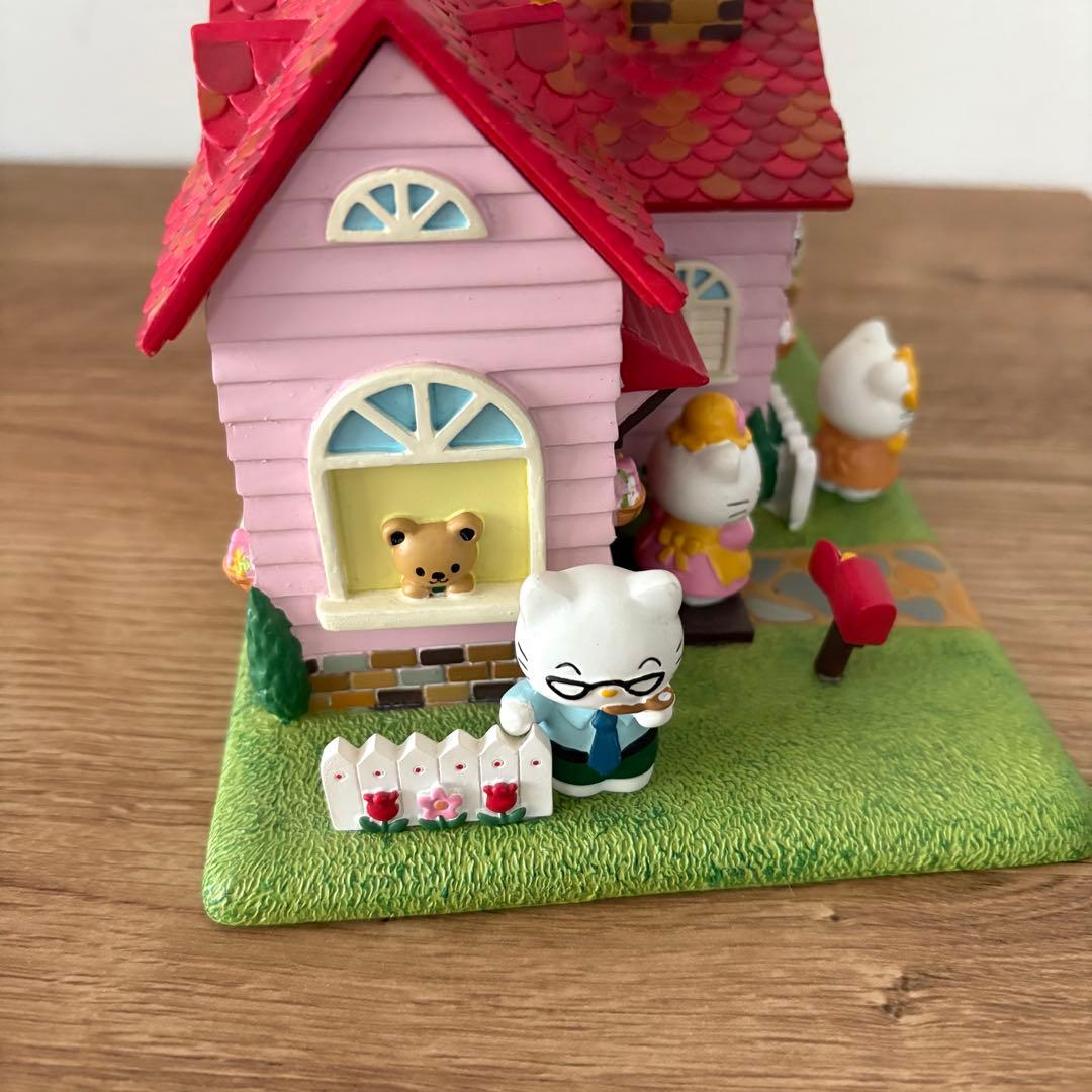 ハローキティ 家型置物 ジオラマクロック