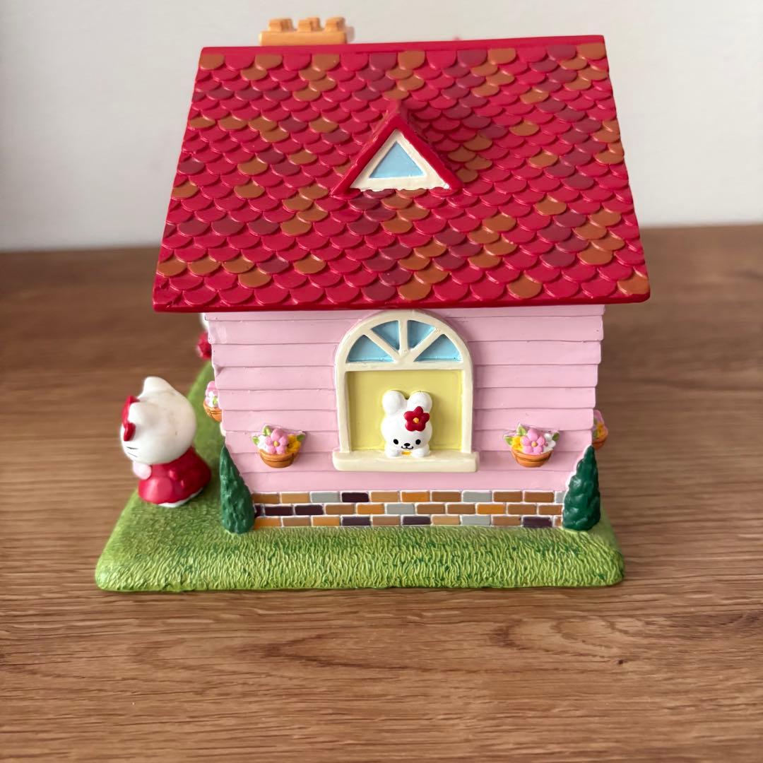 ハローキティ 家型置物 ジオラマクロック