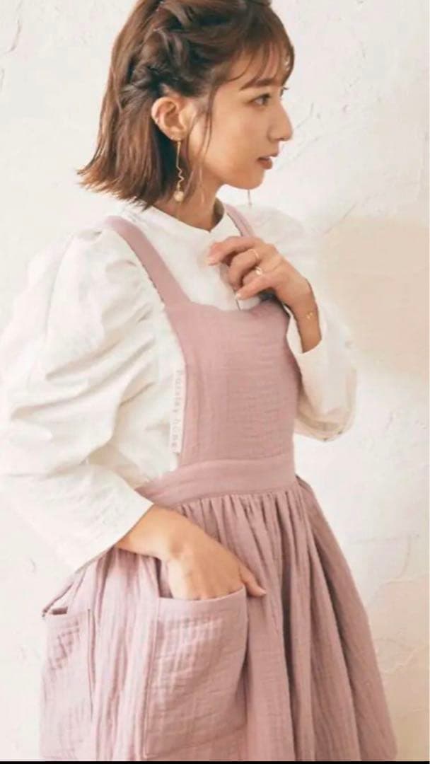 辻ちゃんプロデュース parsley エプロン ダスティピンク 即完売品