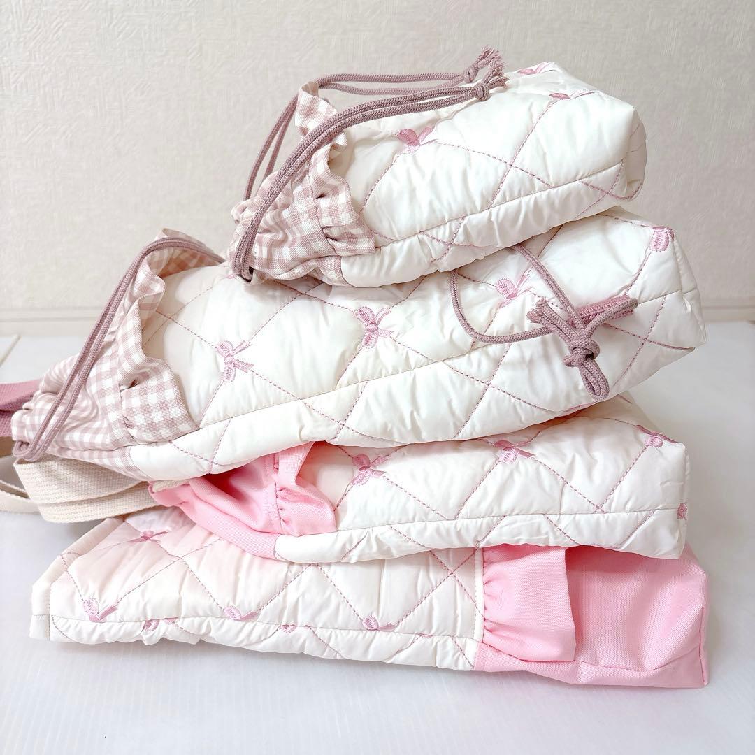 レッスンバッグ 体操服袋　ナップサック　コップ袋