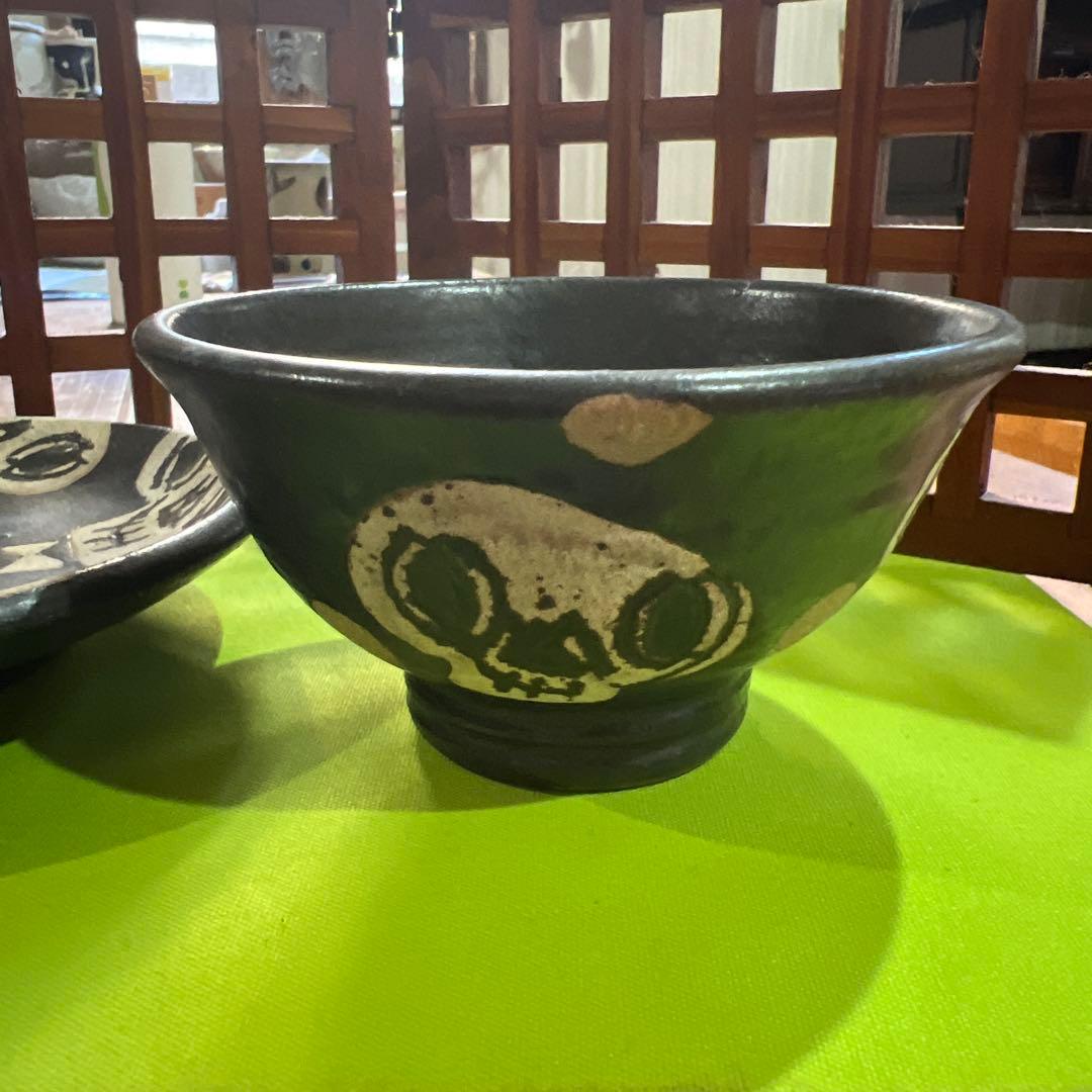 人気陶芸作家　工房十鶴さん　碗、皿セット