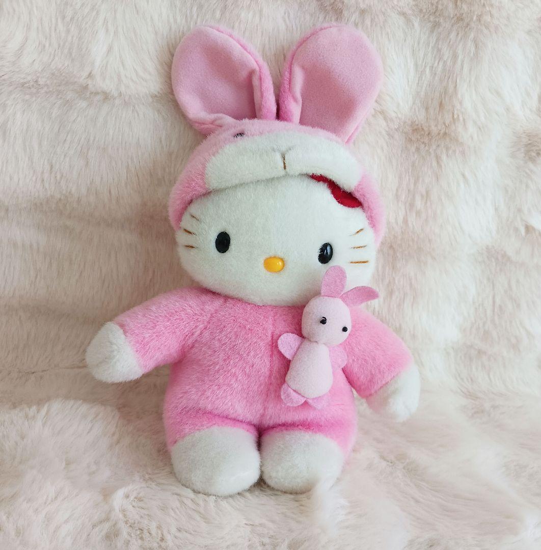 ハローキティ キティちゃん うさぎ 着ぐるみ ぬいぐるみ - メルカリ