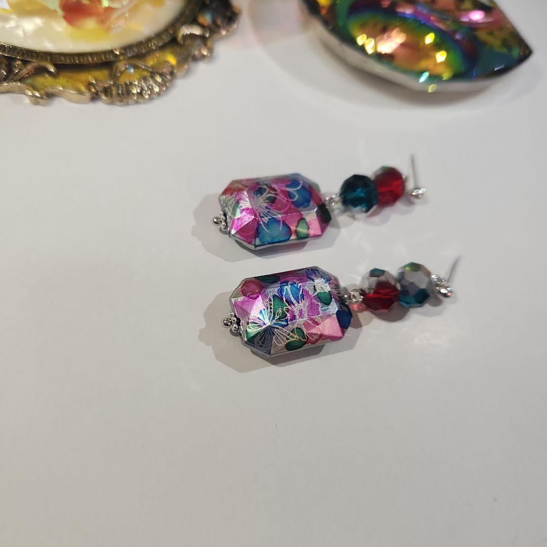 ハンドメイドピアス3318