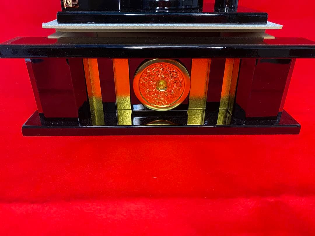 東京久月　家紋とお子様名入付破魔弓１３号・間口約３１×奥行約２４×高さ約５２㎝