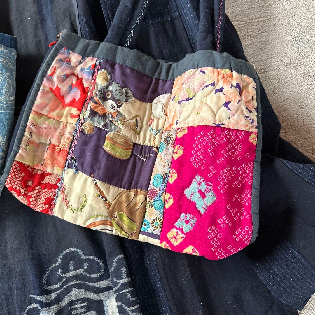 藍染リメークコート