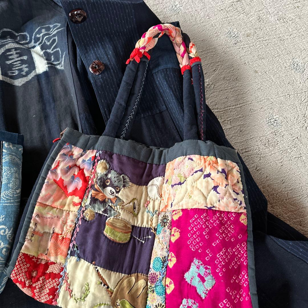 藍染リメークコート