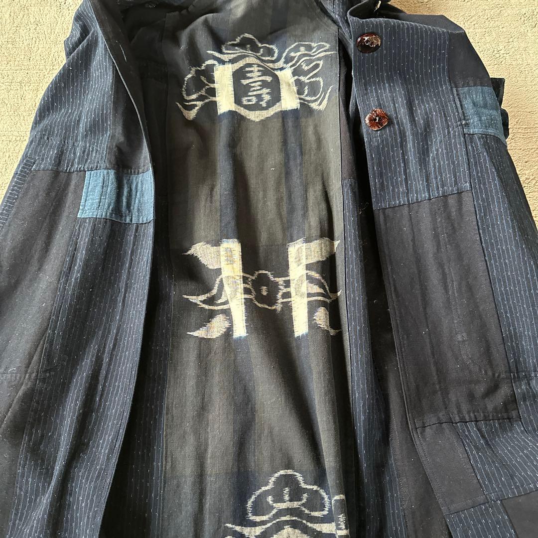 藍染リメークコート