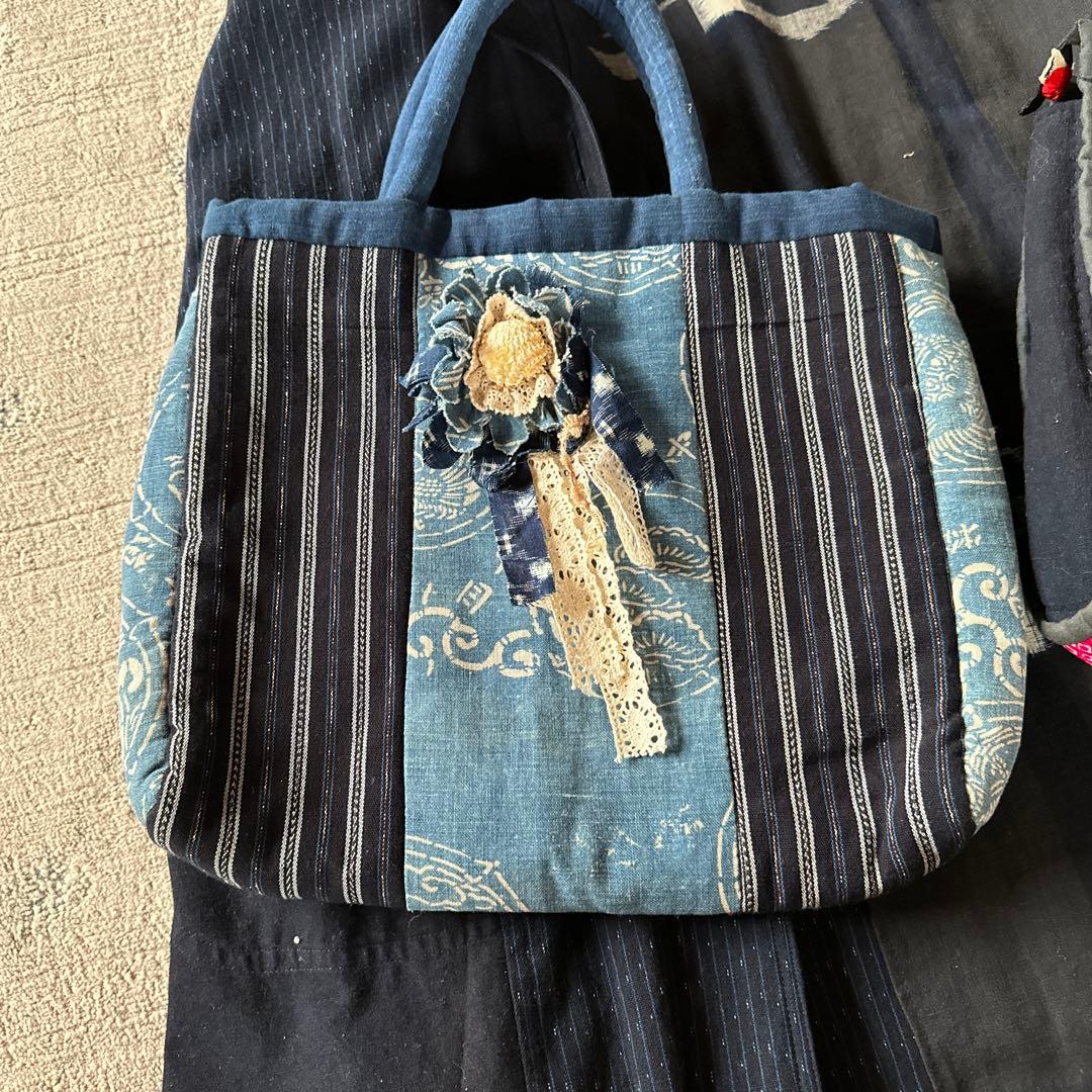 藍染リメークコート