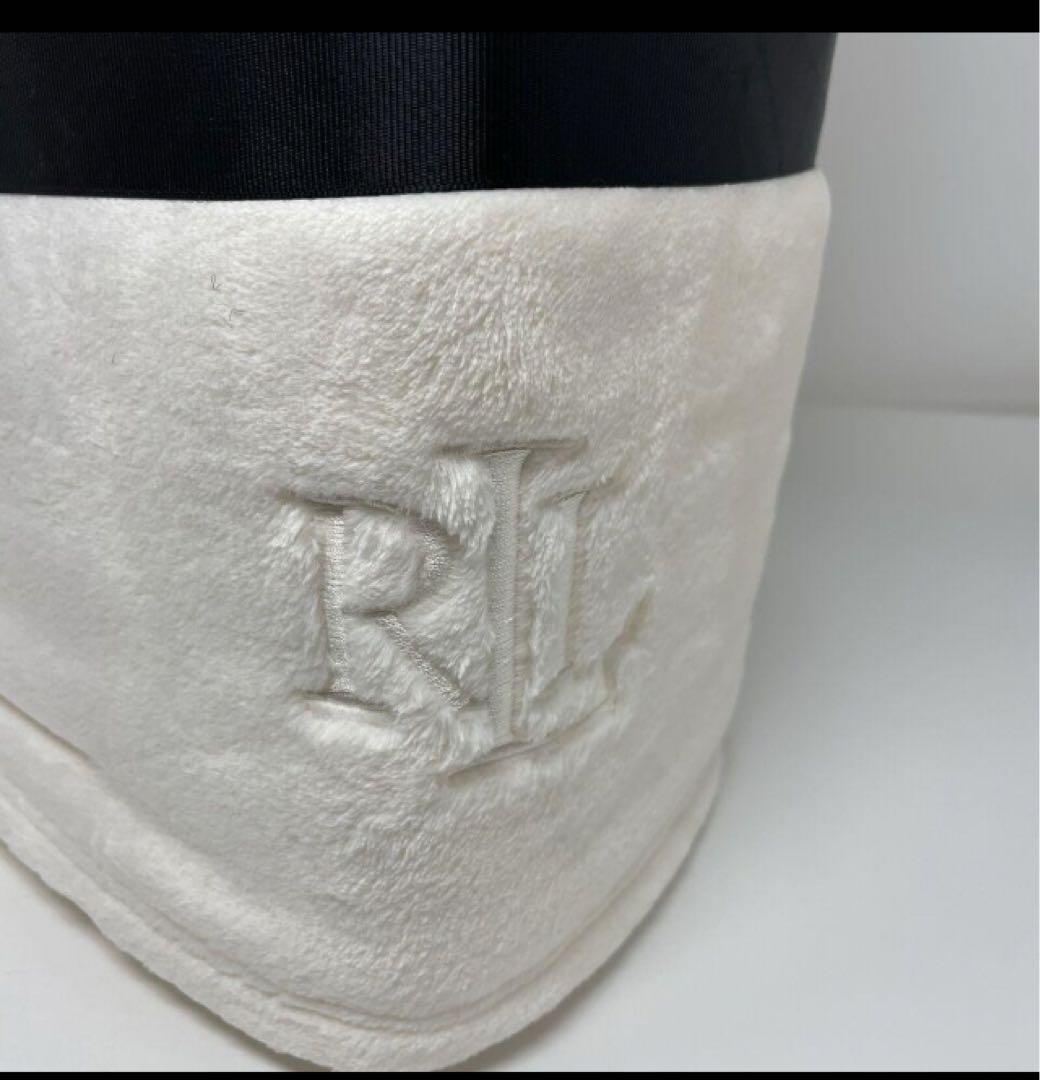 新品未使用 ラルフローレン ロゴ入り 毛布ブランケット 168x 229cm