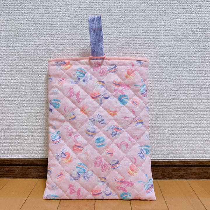ハンドメイド　入園　幼稚園　女の子　レッスンバッグ　シューズバッグ　上履き入れ