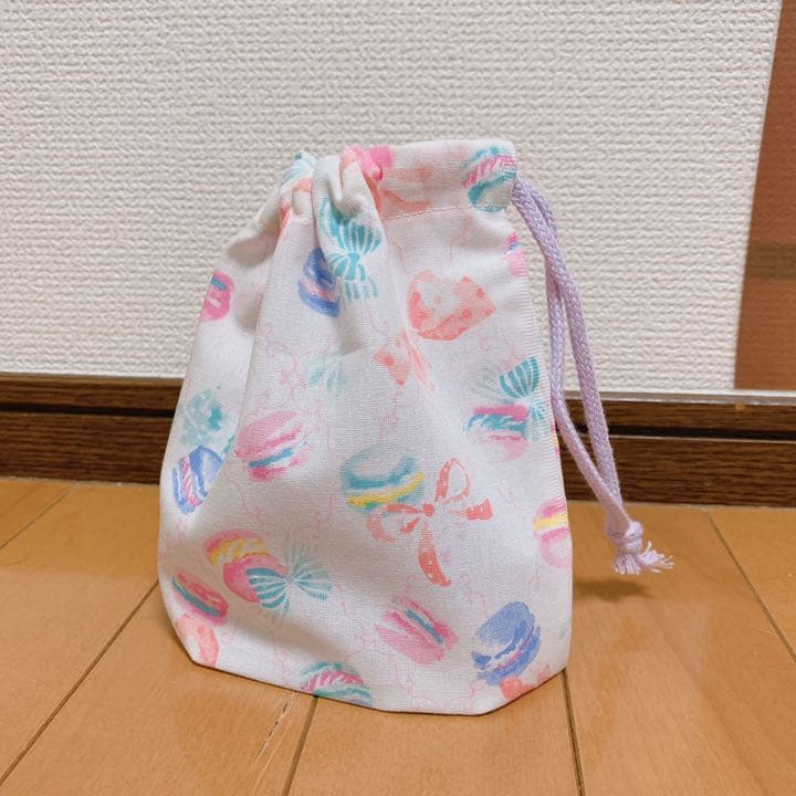 ハンドメイド　入園　幼稚園　女の子　レッスンバッグ　シューズバッグ　上履き入れ