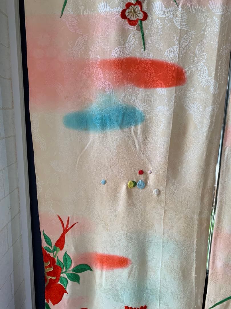 リメイク】アンティーク暖簾 子ども晴れ着