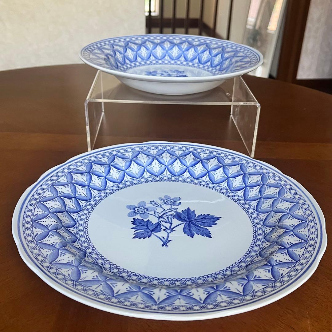 【美品】英国製　スポード ★ゼラニウム★プレート　2枚