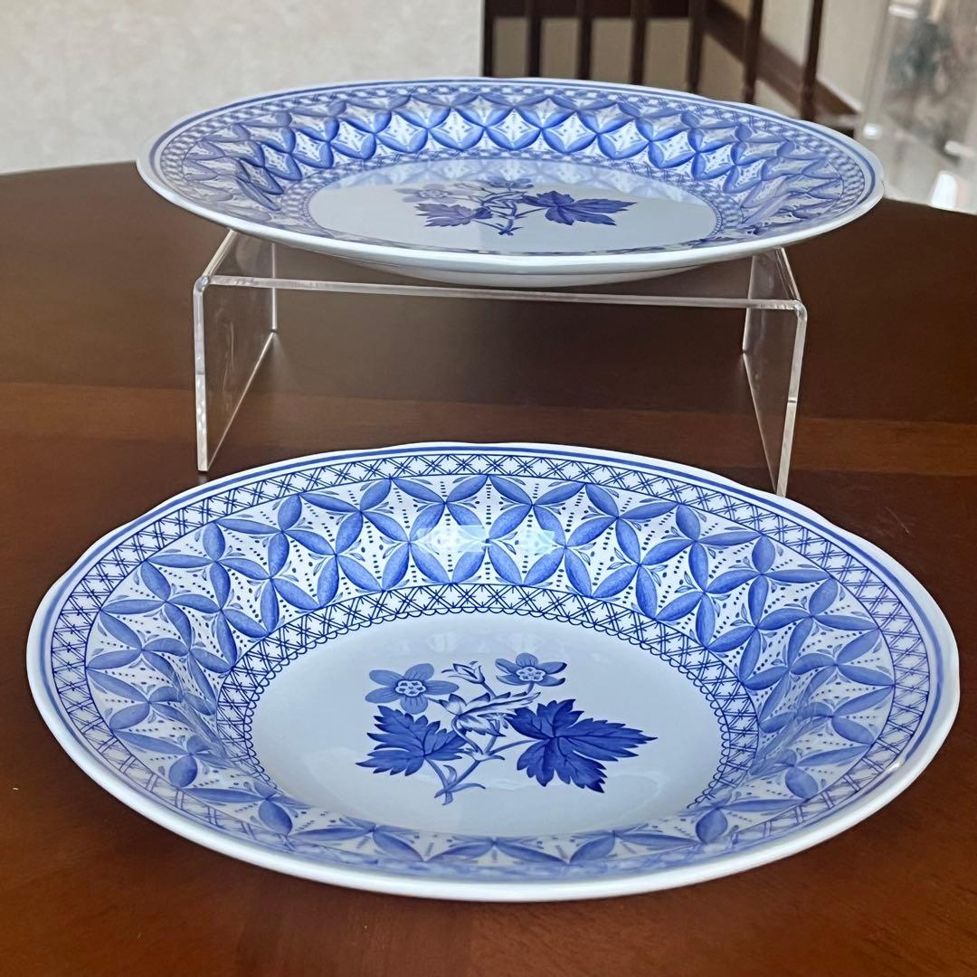 【美品】英国製　スポード ★ゼラニウム★プレート　2枚