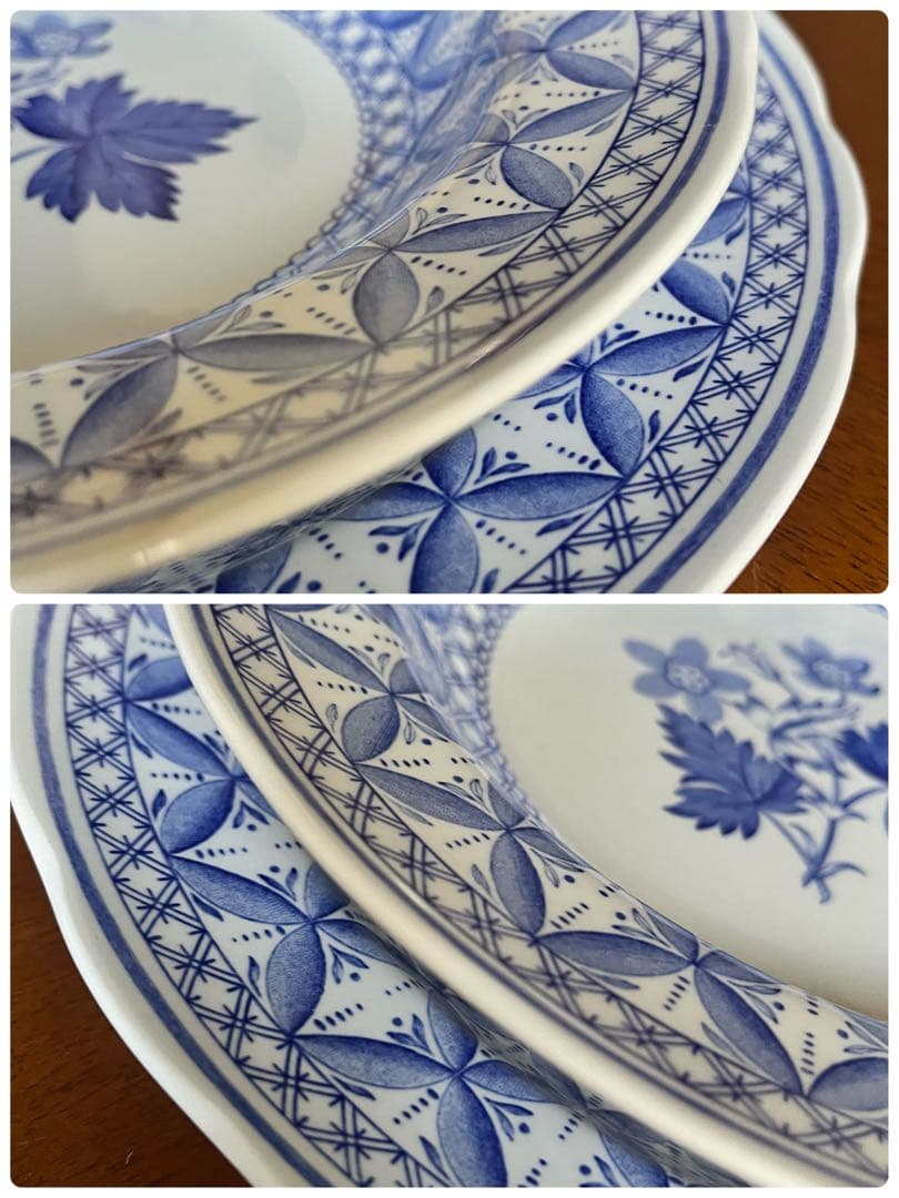 【美品】英国製　スポード ★ゼラニウム★プレート　2枚