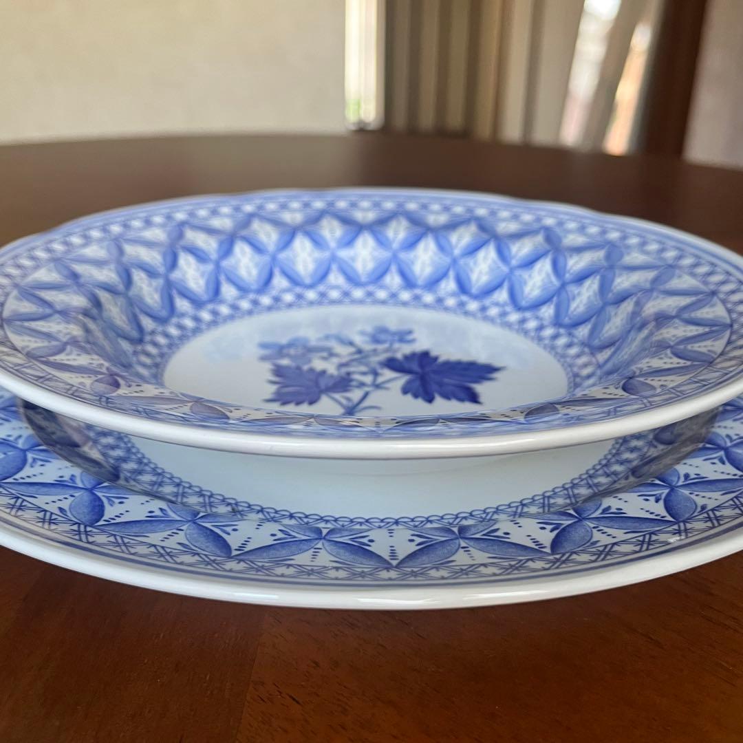 【美品】英国製　スポード ★ゼラニウム★プレート　2枚