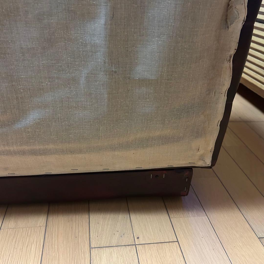 ☆最終値下【ヴィンテージ風レザー調1人掛けソファ】