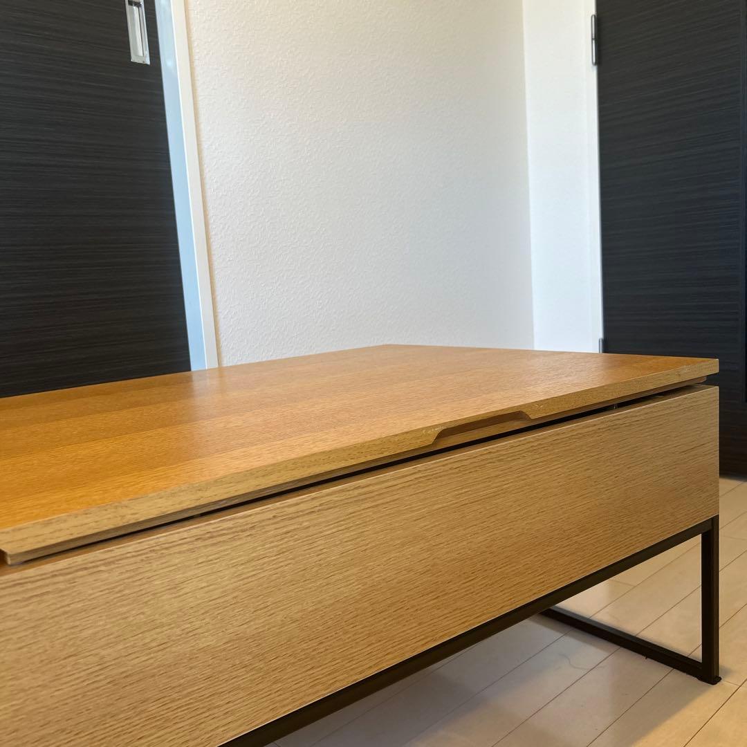 ニトリ　センターテーブルNヒバリ120 LBR