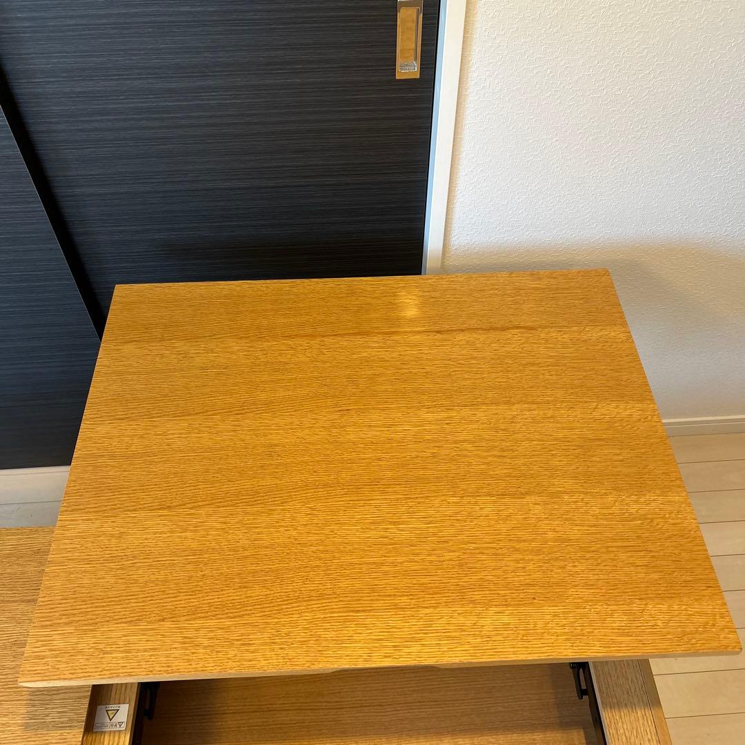 ニトリ　センターテーブルNヒバリ120 LBR