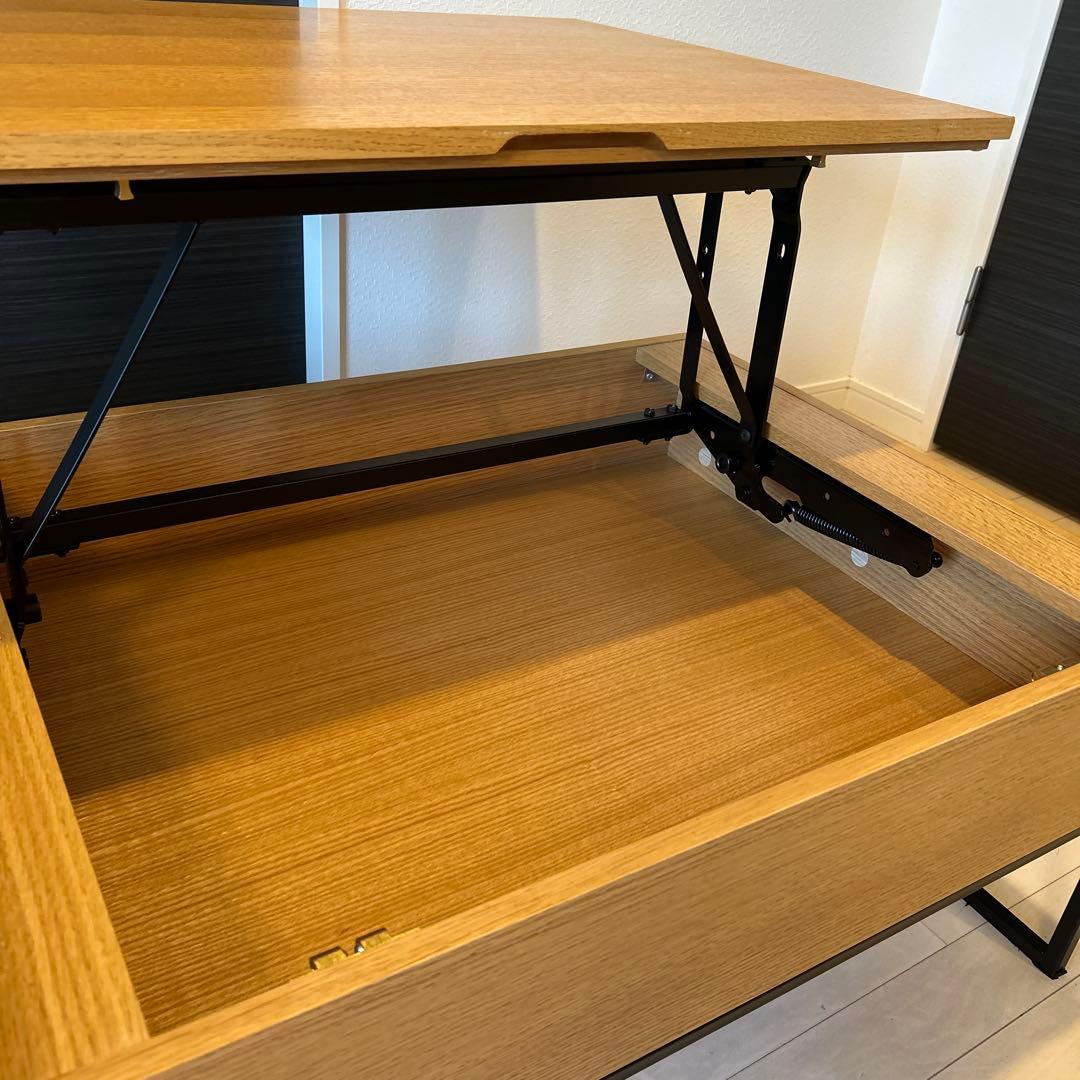 ニトリ　センターテーブルNヒバリ120 LBR