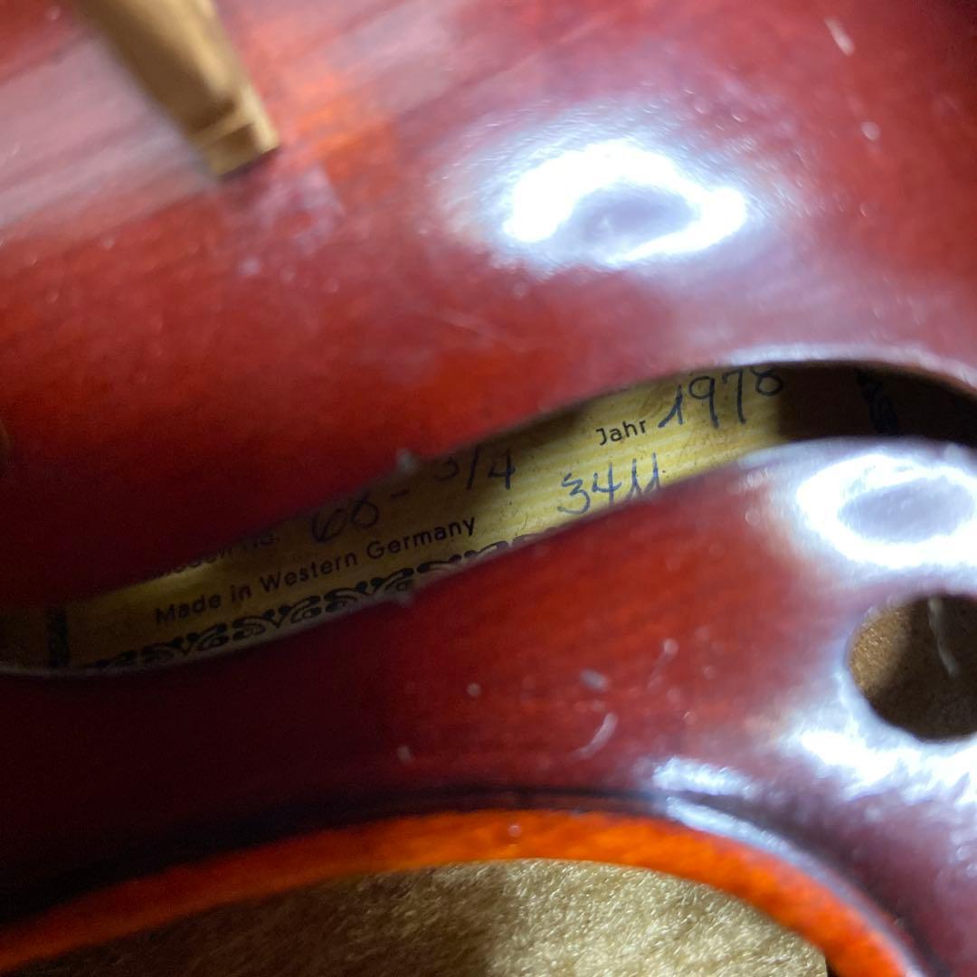 3/4バイオリン 西ドイツ製 1978年製 アントン シュローター