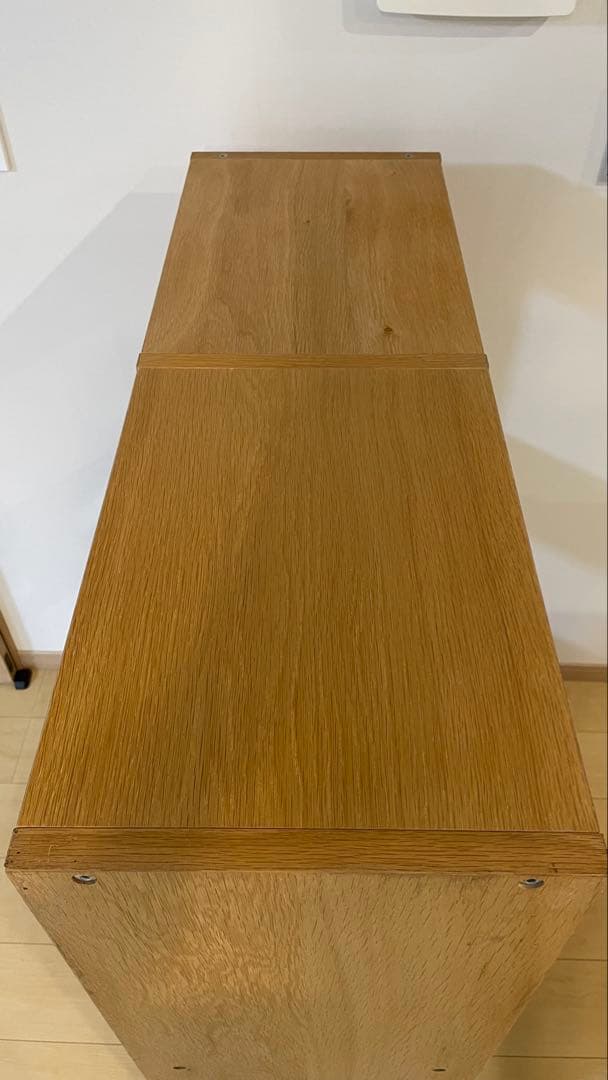 無印良品 スタッキングシェルフセット 3段×2列 オーク材