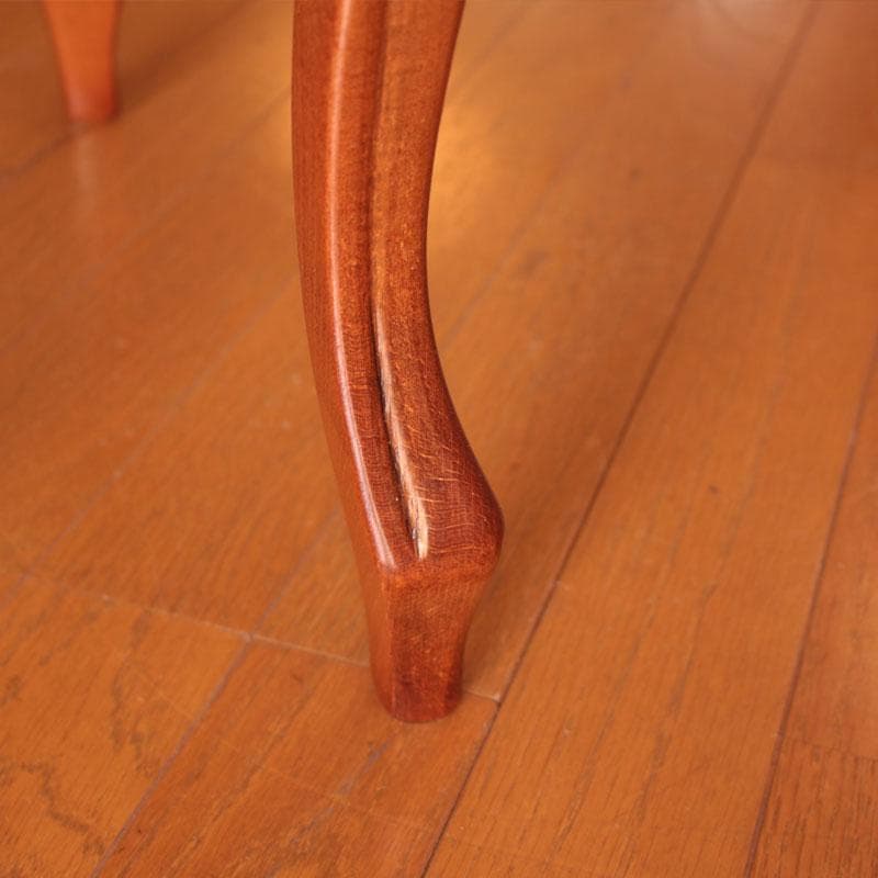 猫脚スツール レトロ風 青 ヴィンテージ風 かわいい 222-1325-002