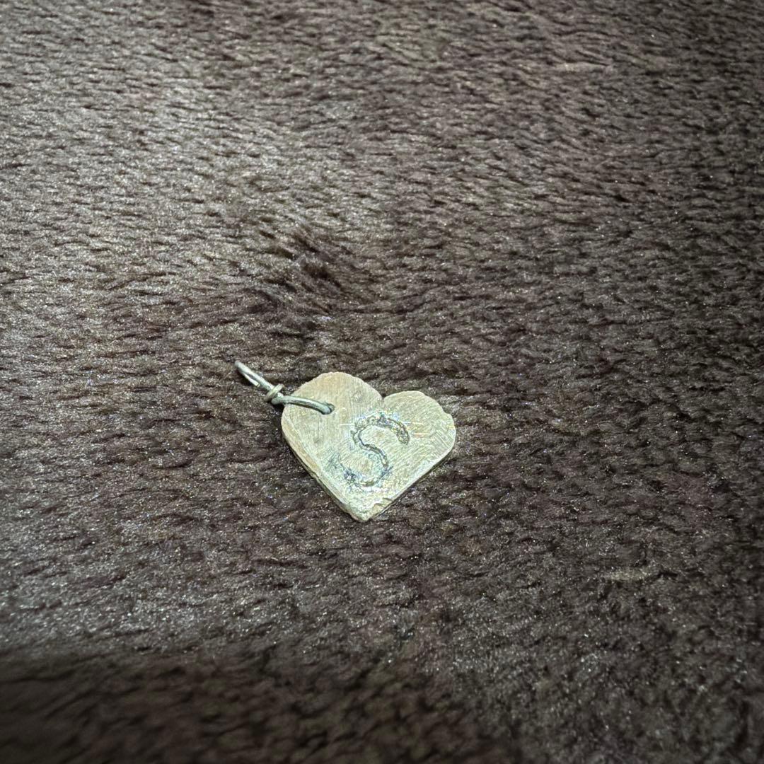シルバーハート型 チャーム