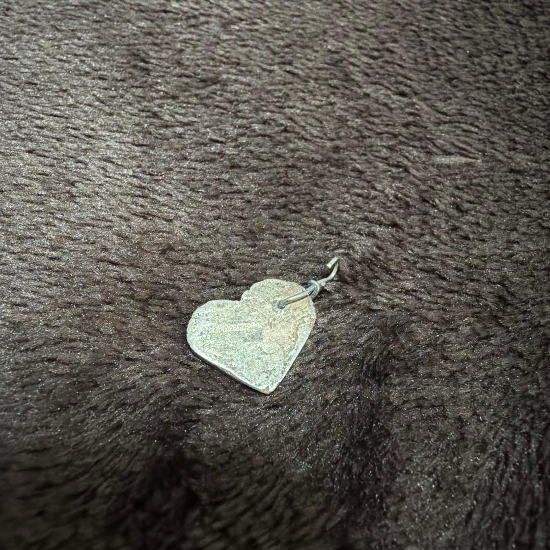 シルバーハート型 チャーム