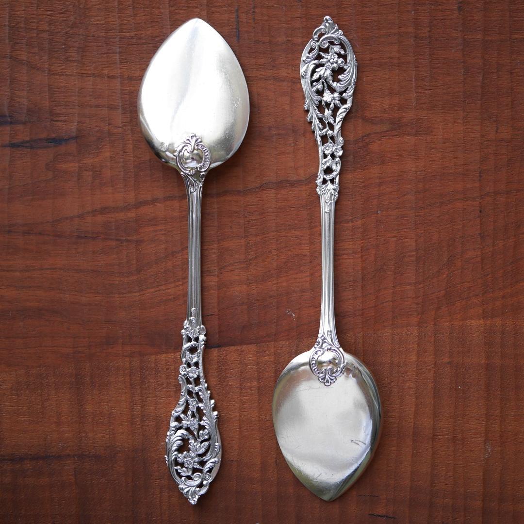 ◆アンティーク◆シルバー950◆JeanGranvigne◆スプーン2本セット◆