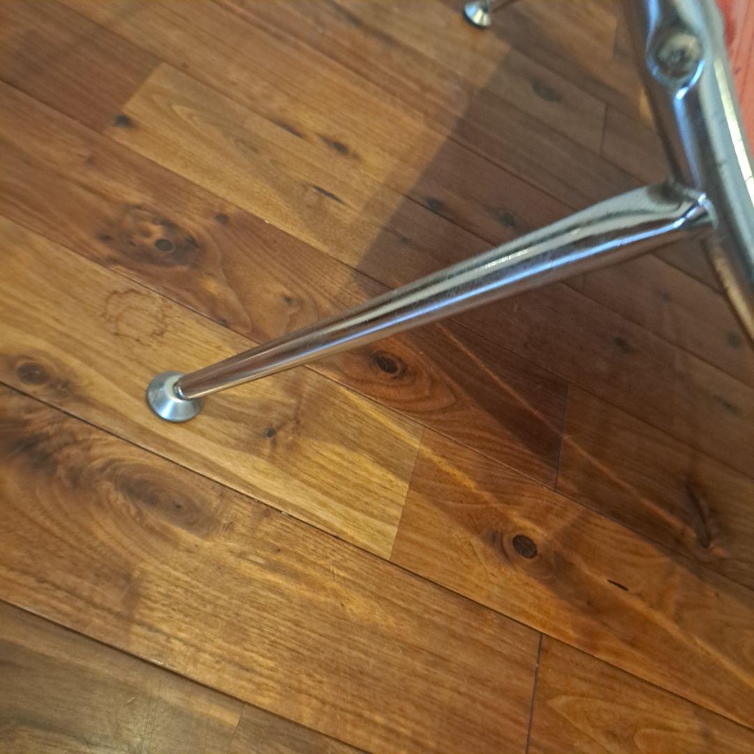 ヴィンテージ　ミッドセンチュリー ガラス センターテーブル ビンテージ メタル