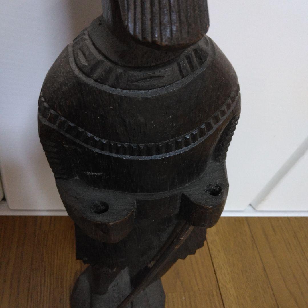 1380 人形　木彫り、人形、木