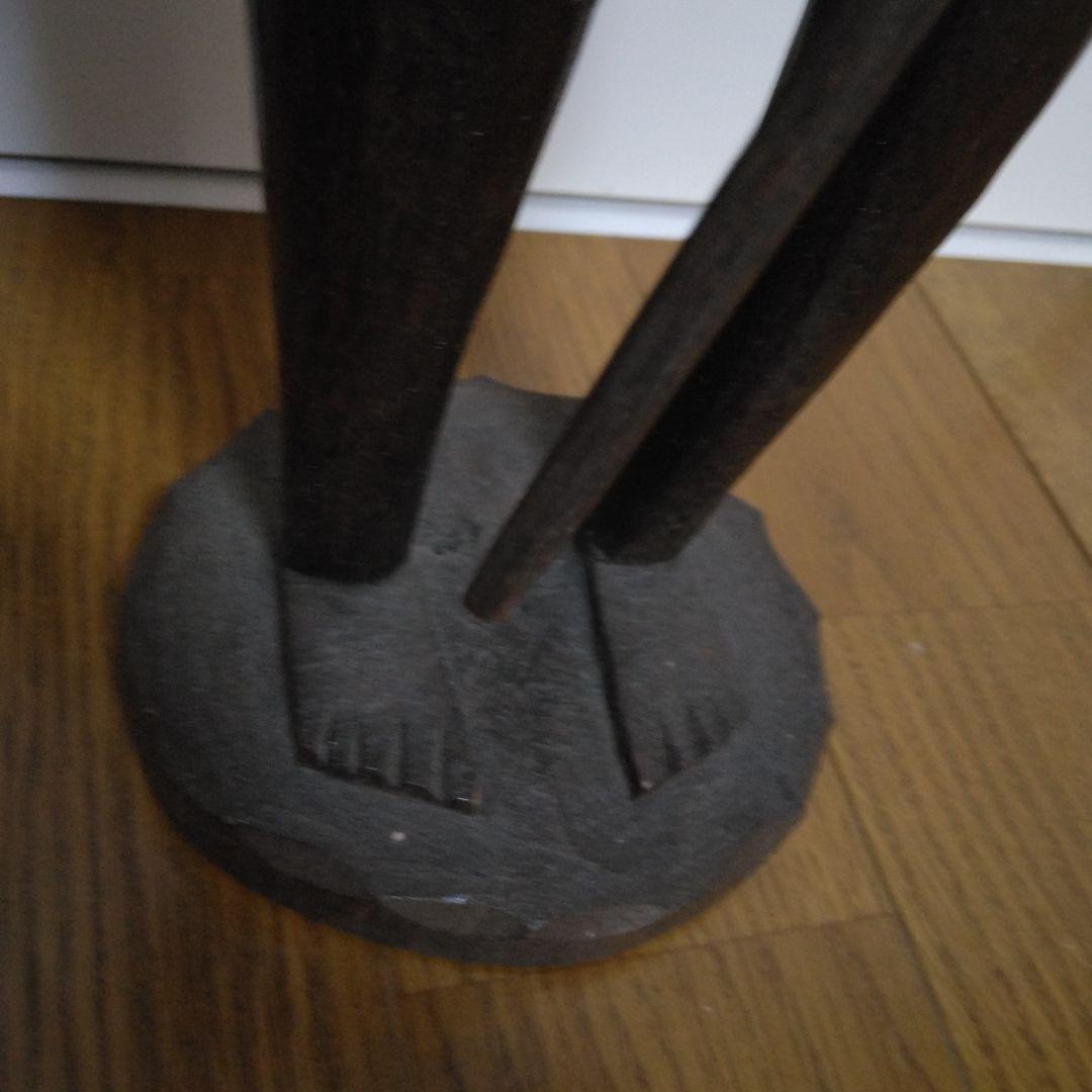 1380 人形　木彫り、人形、木