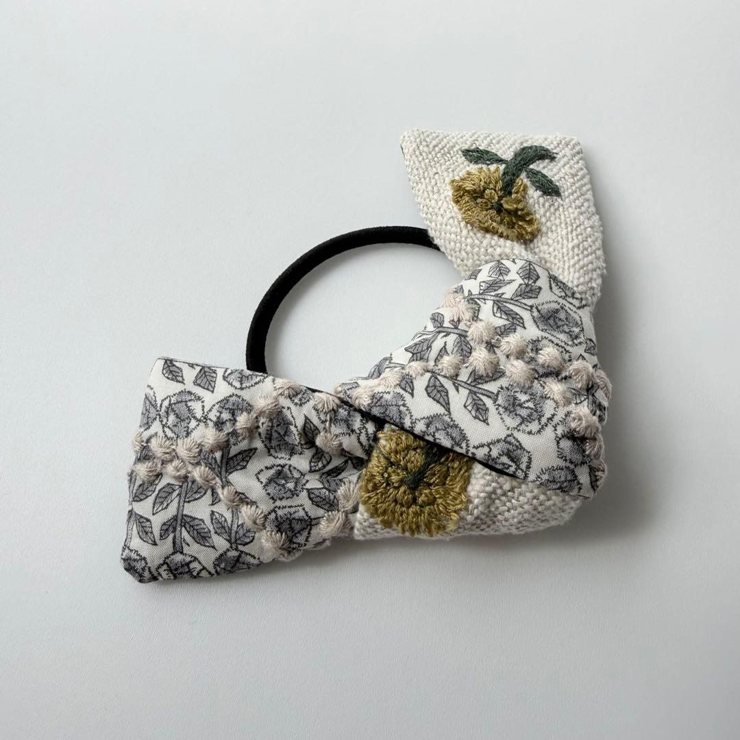 602/ミナペルホネン ヘアゴム /ヘアアクセサリー/かけら リボン - メルカリ